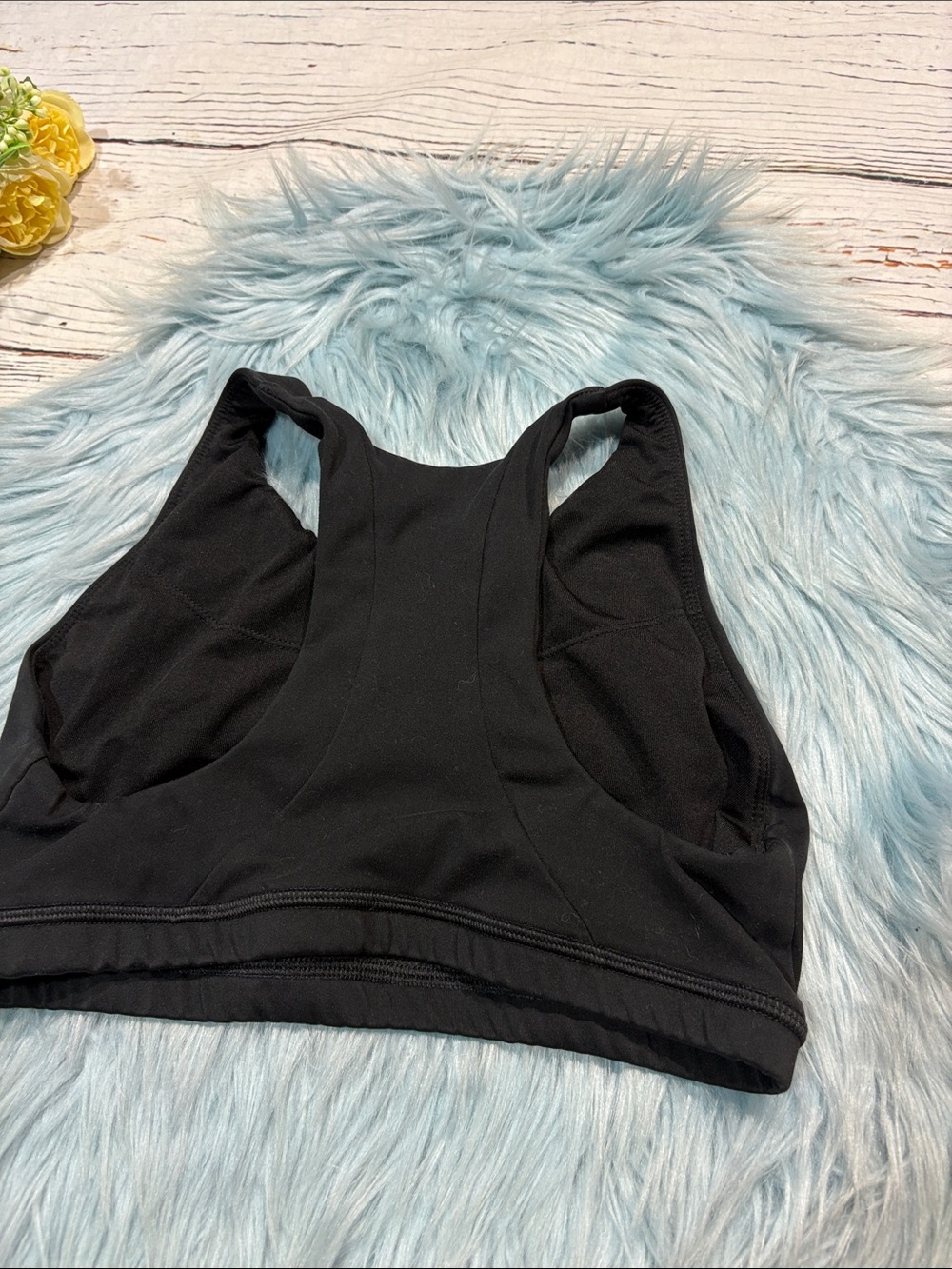 Fleo Jourdaine Black High Neck Lifting Crossfit Sports Bra - Picture 6 of 6